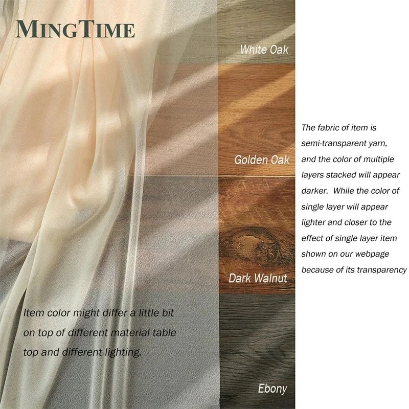 Chiffon Solid Table Runner 2
