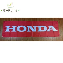 130GSM 150D materiał japonia Honda motocykle samochód Banner 1.5ft * 5ft (45*150cm) rozmiar dla domu flaga kryty dekoracja na zewnątrz yhx027
