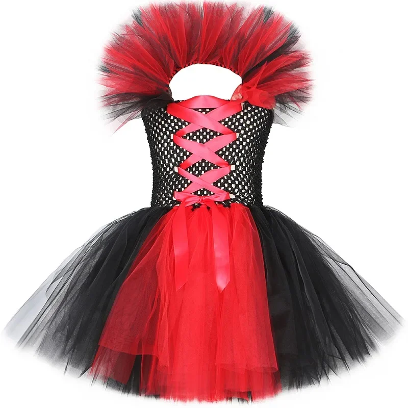 thumbnail image 1 of Disfraz de bruja malvada para Halloween para niños, fiesta de carnaval, disfraces de niñas, vestido de tutú de bruja malvada con sombrero y escoba mágica, 1 of 5