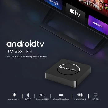 Android13 TV Box Google Assistant Portable streaming media