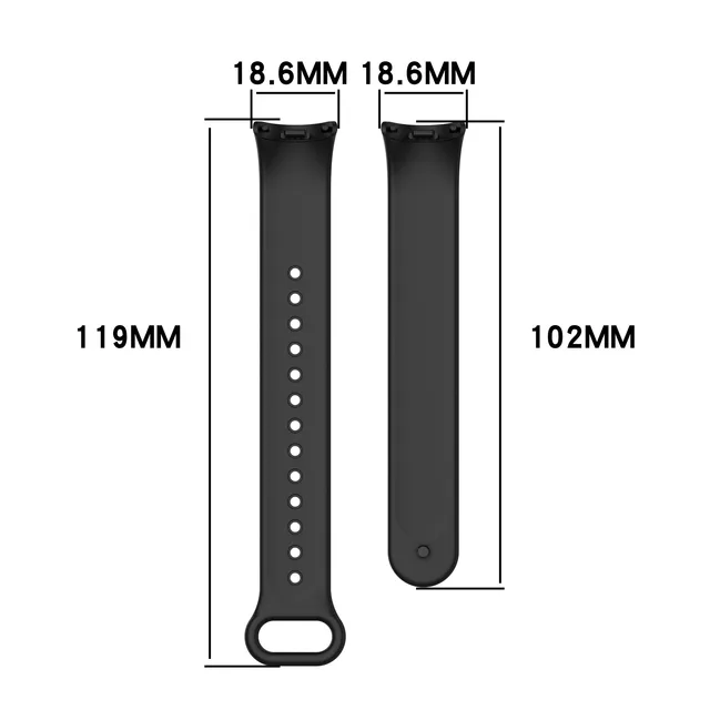 Reloj inteligente pulsera correa de silicona para Xiaomi Mi Band 8 Smart  Band (rojo) Likrtyny Para estrenar