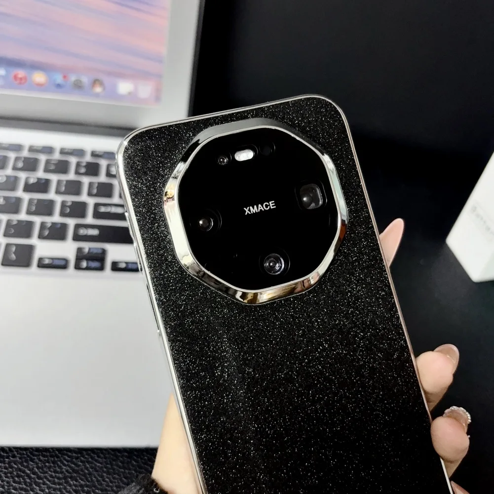 Luxury Glitter Shockproof Phone Case with Raised Camera Guard