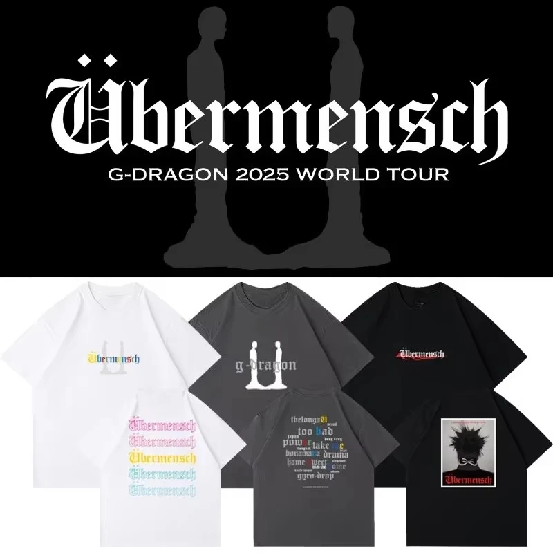 Summer GD G-Dragon Tour Ubermensch The Same Short-sleeved