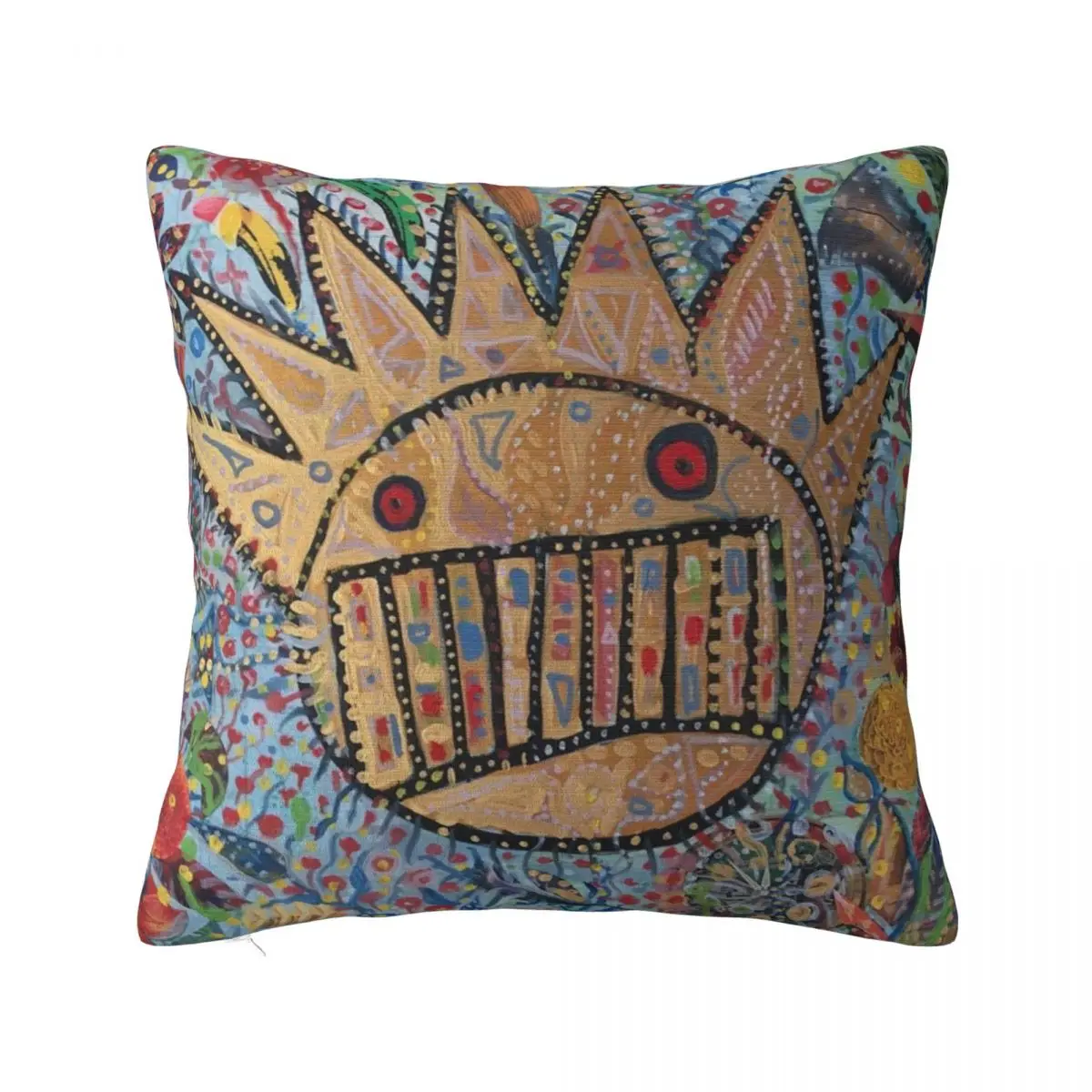 

Ween Boognish and flowers Throw Pillow home decor items Sofa Covers