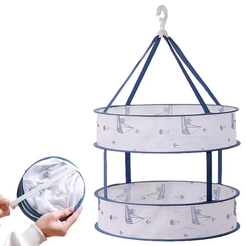 

Folding Clothes Basket Tiled Drying Socks Drying Net To Dry Clothes Household Clothes Net Sweater Clothes Basket Net Pocket