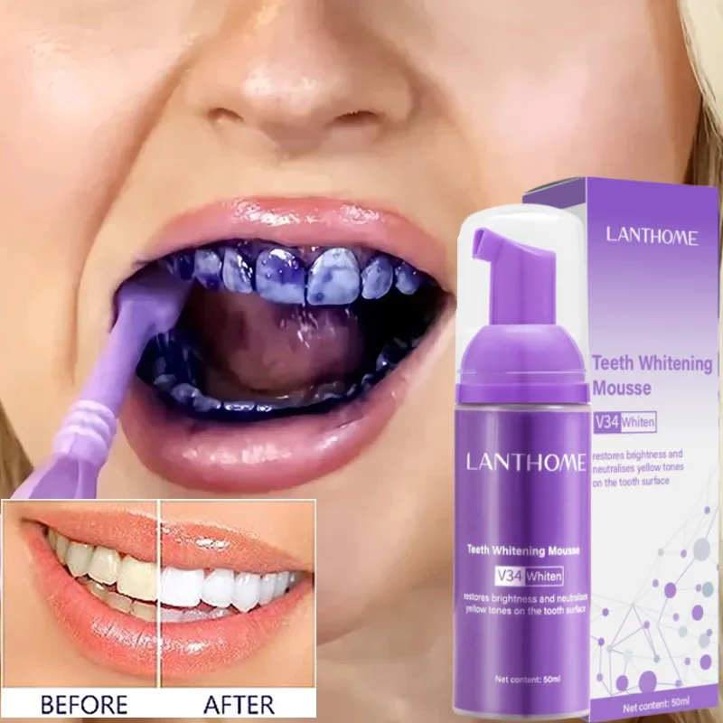 

7 DAY Teeth Whitening Toothpaste Deep Bleaching Remove Smoke Coffee Plaque Stains Freshen Breath Serum Oral Hygiene Product