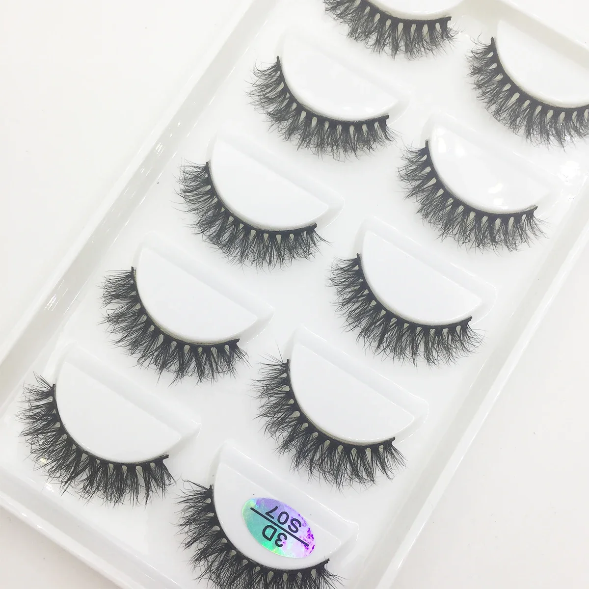 Natural 3D Mink False Eyelashes, Soft Wispy, Fluffy Eye Faux Lashes, Make Up Eyelash, Beauty Cat Cilios, 5 Pairs, 15 Styles 6