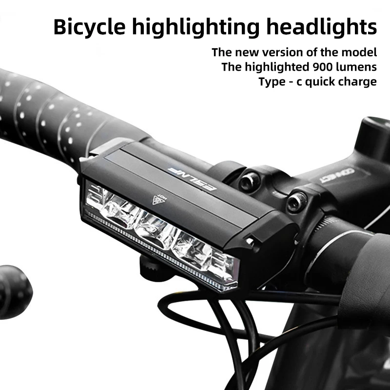 OFFBONDAGE Bicycle Light Front Bike Light 8000mAh Waterproof Flashlight USB  Charging MTB Road Cycling Lamp Accessories