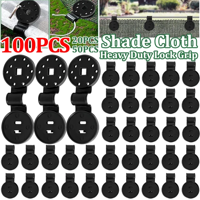 20-100 Ppc Sun Shade Net Clip Garden Szerszámok Üvegházhatású Árnyékoló Ruhák Rögzítse