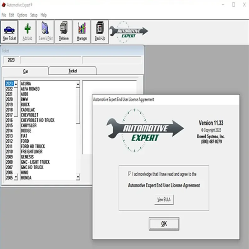 2023 NEW Automotive Expert v11.33 v9.61 best Shop Management Software TIME unexpire patch free help install 3