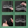 Iron Triangle Rack For Kitchen Bathroom Storage Rack Thickened Corner Storage hooks Durable Bathroom triangle storage rack 5