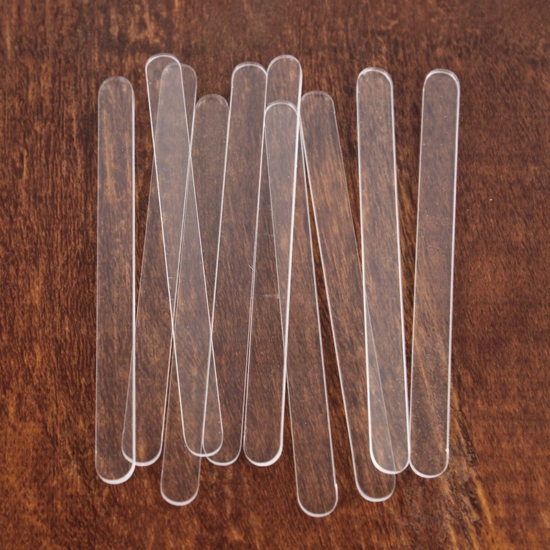 10pcs Ice Cream Sticks Reusable Acrylic Sequin Candy Lollipop Rod Popsicle Sticks For Hawaii Wedding Birthday Party Supply Craft