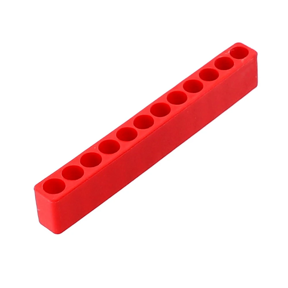 

10Pcs 1/4Inch Hex Shank Screwdriver Bit Holder Plastic Storage Drill Bit Stand Power Tool Accessories For Portable Organizers