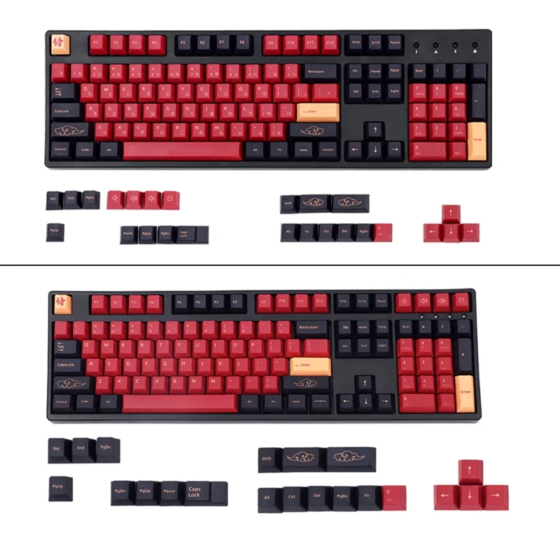 

Keycap Dye Sublimation Cherry Mechanical Keyboard PBT Keycap 129Keys/Set
