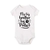 My Big Sister / Brother Has Paws Matching Dog Bandana and Toddler Romper Baby and Dog Matching Outfits Baby Announcement Gifts 5