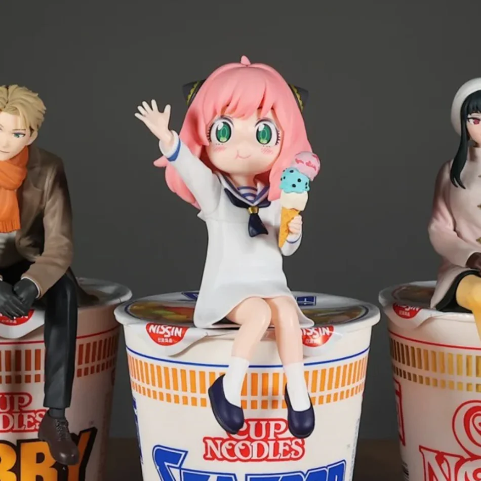 13CM Spy Family Niedliche Kreative Anime-Puppe Modell Anime-Zubehör Modell Süße Schreibtisch-Dekorationen Urlaubsgeschenke Statue Sammlerstück Spielzeug