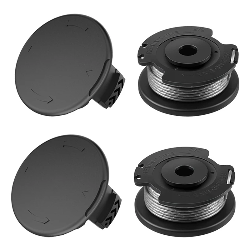 F016800385 String Trimmer Spool Line Per Strimmer Trimmer Art 23 Sl Art 26 Art 23-28 Sl Sostituzione (2Spool + 2Cap)