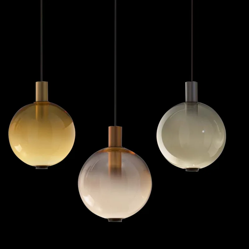 

Nordic Modern Glass Pendant Lights Fixtures For Dining Room Bar Restaurant Deco Hanging Lamp Bedside Suspension Lighting