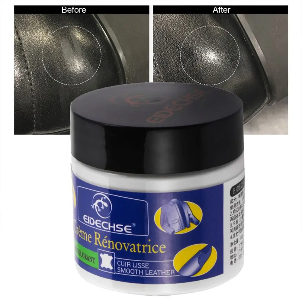 30/60g Leather Repair Cream Quick Drying Dye Colour Restorer Multifunctional Cleaning Kit Decontamination Tool For Faded Worn