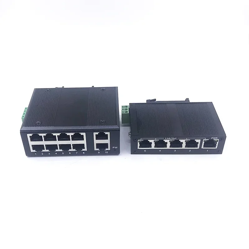 Interruptor Industrial Industrial dos Ethernet Antiestático 4kv 10port 10 100m 558v Porta de 100m