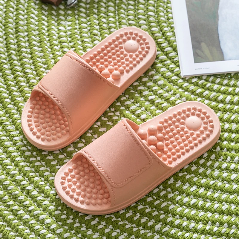 2024 léto dámská bačkory noha masáž pánské krev cirkulace ergonomická pláž koupelna anti zástrčka EVA móda sandály