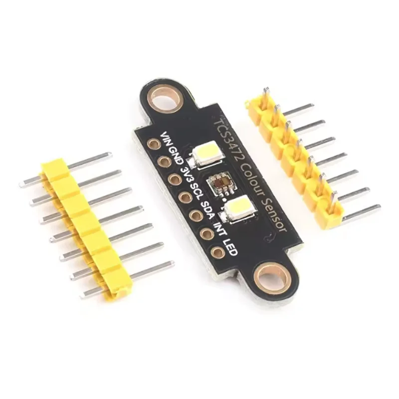 TCS34725 RGB 컬러 감지기 센서 모듈 컬러 센서 인식 모듈 Arduino STM32용 3.3V/5V RGB 컬러 센서