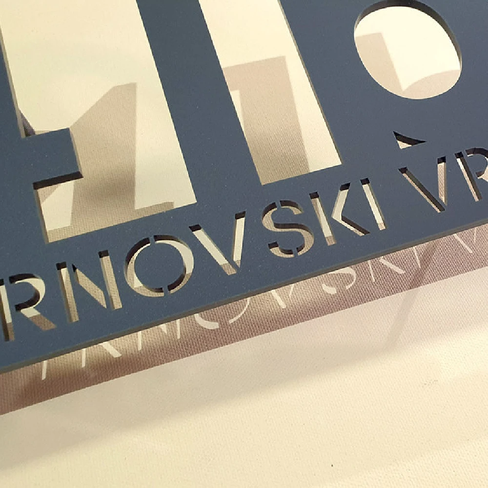 House Number Signs House Numbers Number Plate Nordic House Number Creative Laser Cut Acrylic Floating