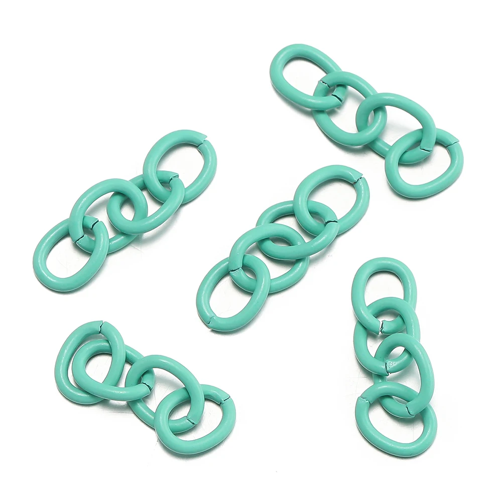 30 teile/los 2,7 cm Eisen Bunte Verlängerung Ketten Extender Schwanz Ketten für DIY Armband Halskette Schmuck Machen Liefert – Detail 8