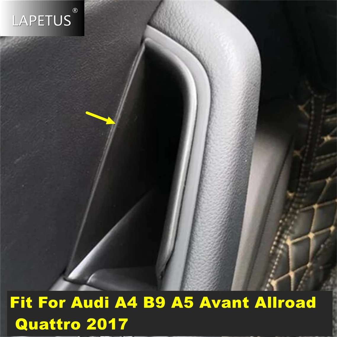 

Inner Door Armrest Storage Multi-function Box Container Tidying Cover Kit For Audi A4 B9 A5 Avant Allroad Quattro 2017 - 2020