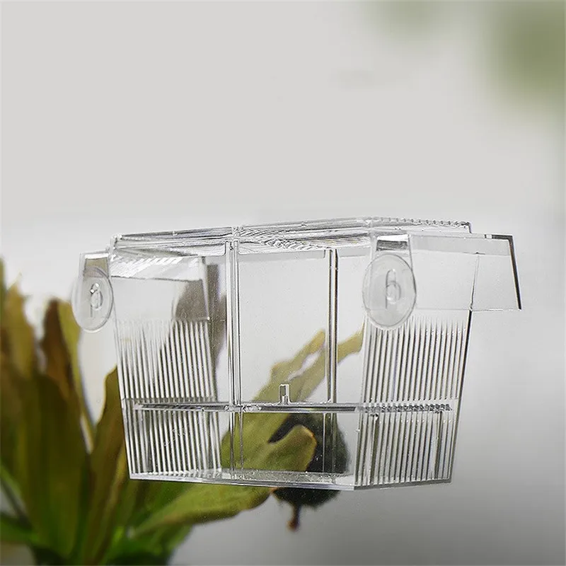 Fish Aquarium Fish Breeding Box Transparent Acrylic Fish Tank Double Layer Breeding Isolation Box Aquarium Hatchery Incubator Holder