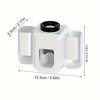 1pc Toothbrush Holder With Automatic Toothpaste Dispenser, Wall Mounted  Punch-free Multifunctional Electric Toothbrush Holder 6