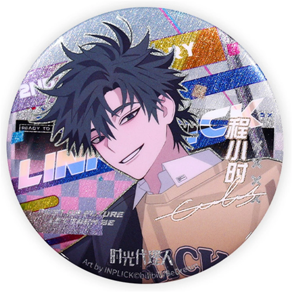 Game Anime Link Click Cosplay Badge Pin Tinplate Brooch Accessories Prop anime ornament