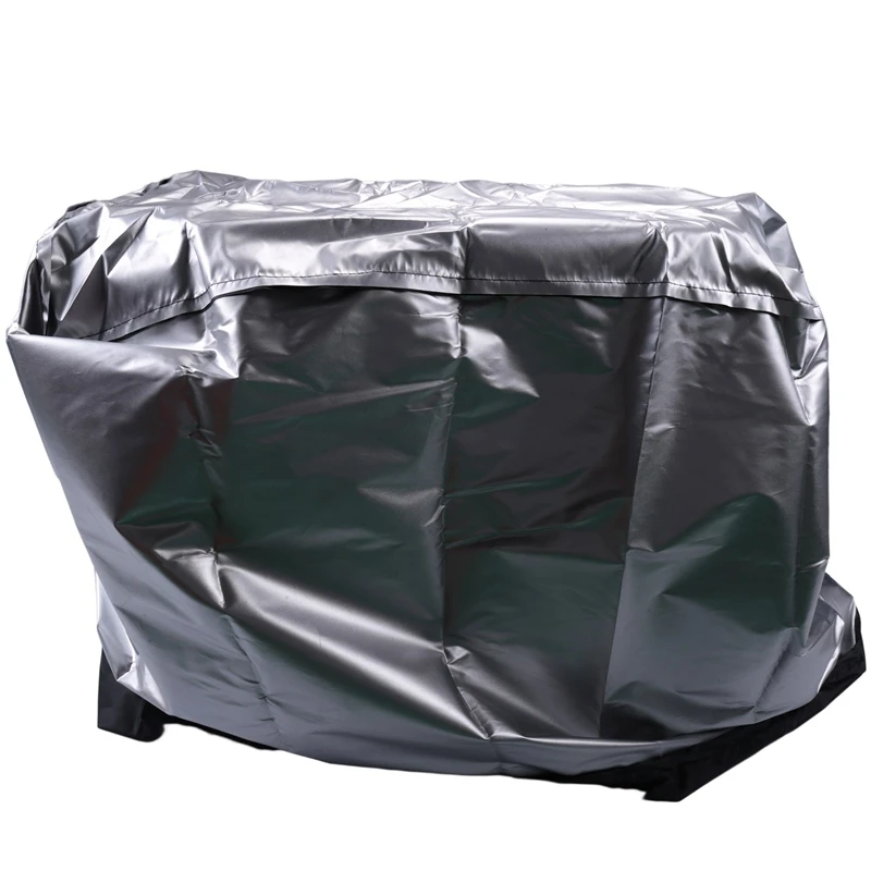 Waterproof BBQ Cover Barbeque Rolling Cart Grill Cover For Weber Q1000 Q2000 Series Protector ,UV Resistant