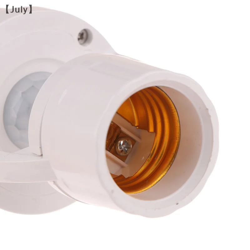 Smart Motion Sensor Light Bulb Holder E27 Socket With PIR Induction Sensor Adapter Lamp Base Converter Automatic LED Switch