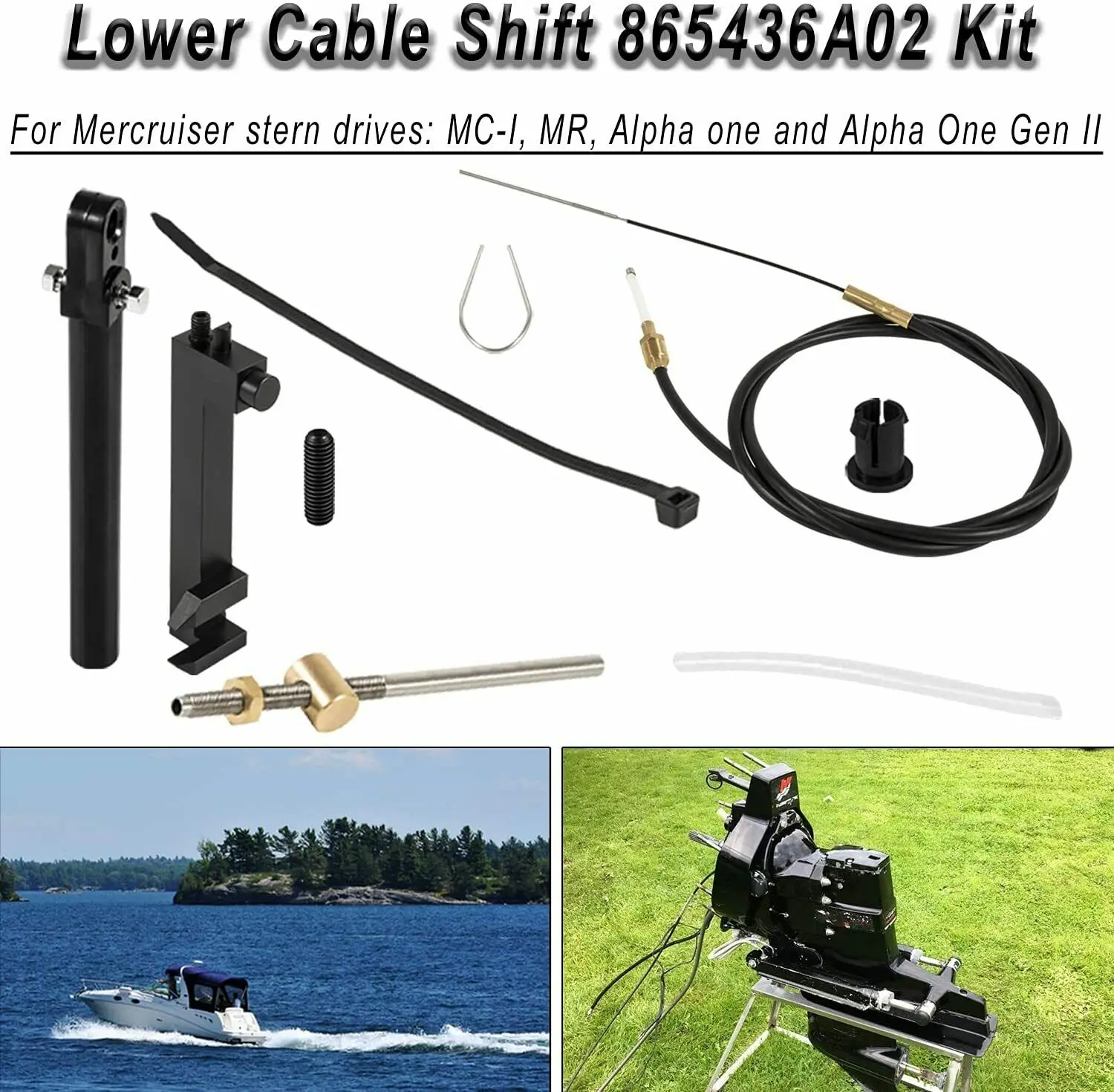 Chuangqian 865436a02 Lower Shift Cable Kit Yacht Accessories For 