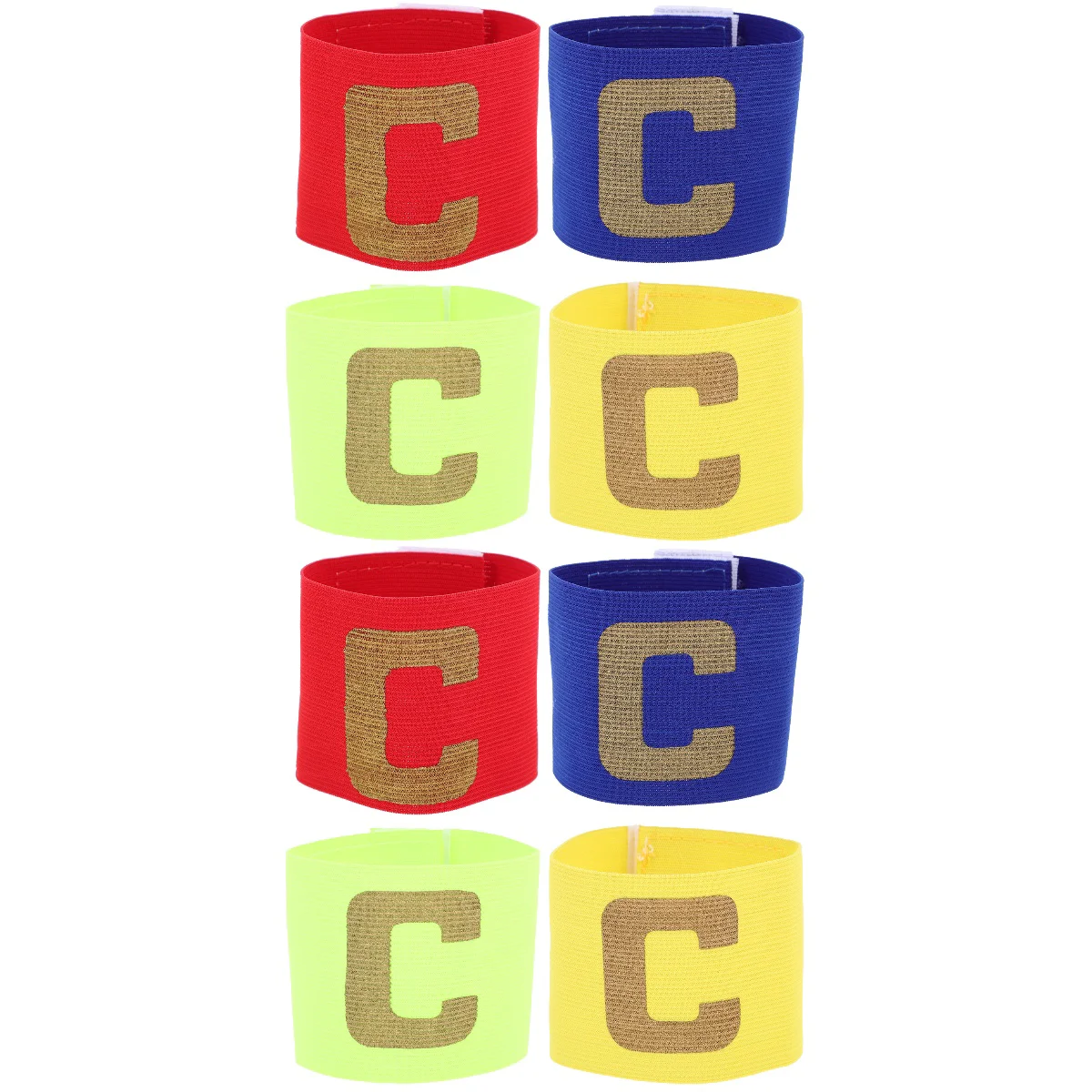 

8 Pcs Captain Armband Sports Supplies Soccer Leader Kid Ball Football Armbands Captain's Sign Basketball