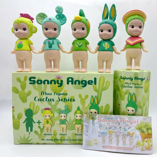 Sonny Angel Cactues Series シークレット 3点セット Mouse - Authentic Sonny Angel Cactus Series Mini Figure