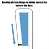 1pcs Bathroom Shower Door Hook Over Glass Door Shower Towel Rack Transparent Acrylic Drilling Free Towel Holder Hanger 5