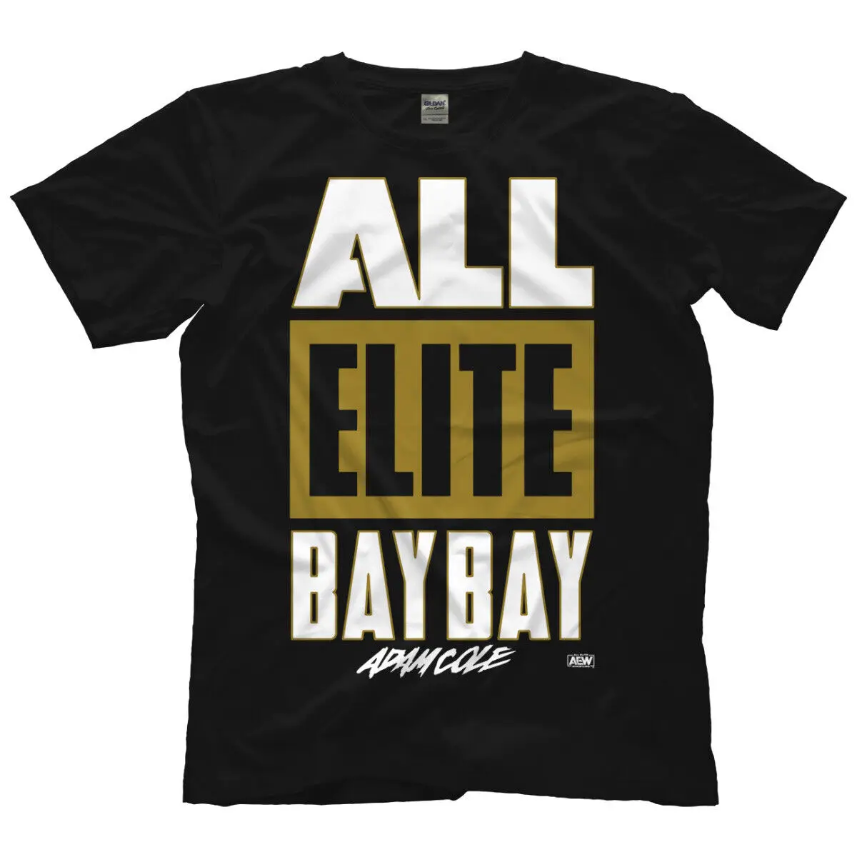 Aew Ufficiale: All Elite Wrestling - Adam Cole "All Elite Bay" T-Shirt