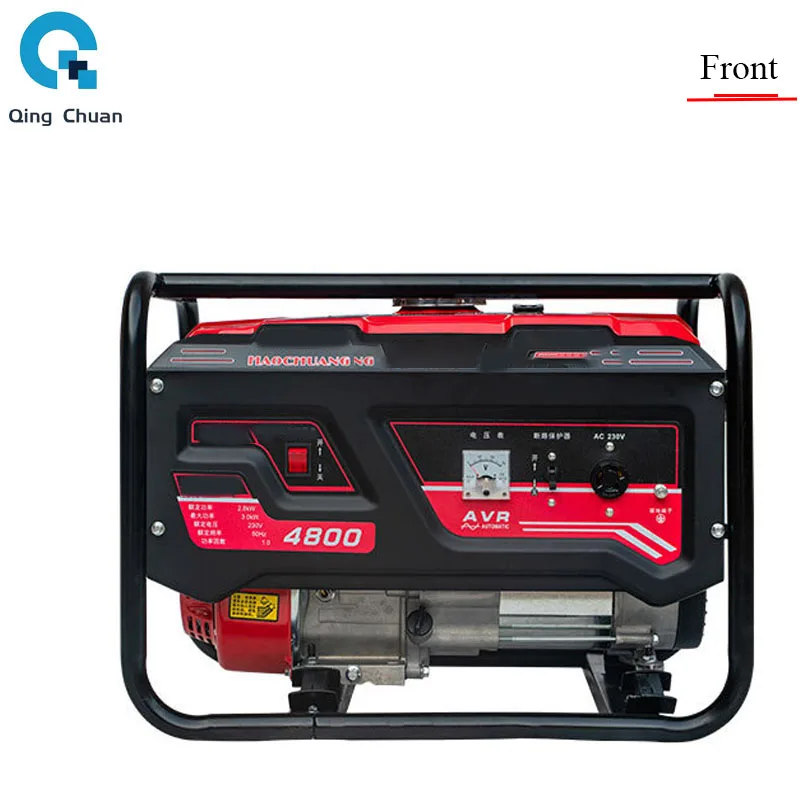 Alternator portable outdoor small gasoline generator open frame petrol electric generator