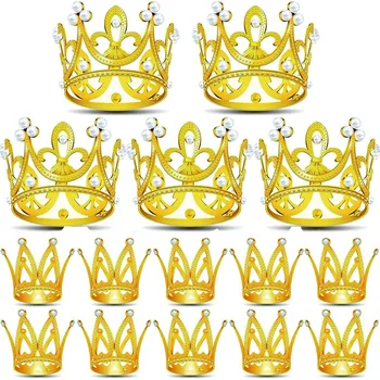 Mini Crown Cake Toppers 1