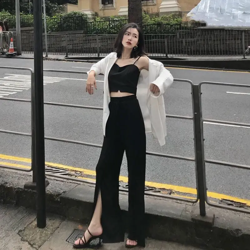 black high slit