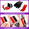 Halloween Makeup Palette Face Body Paint Makeup Wheel White Black Red Waterproof Zombie Skeleton Cosplay Makeup Face Painting 4