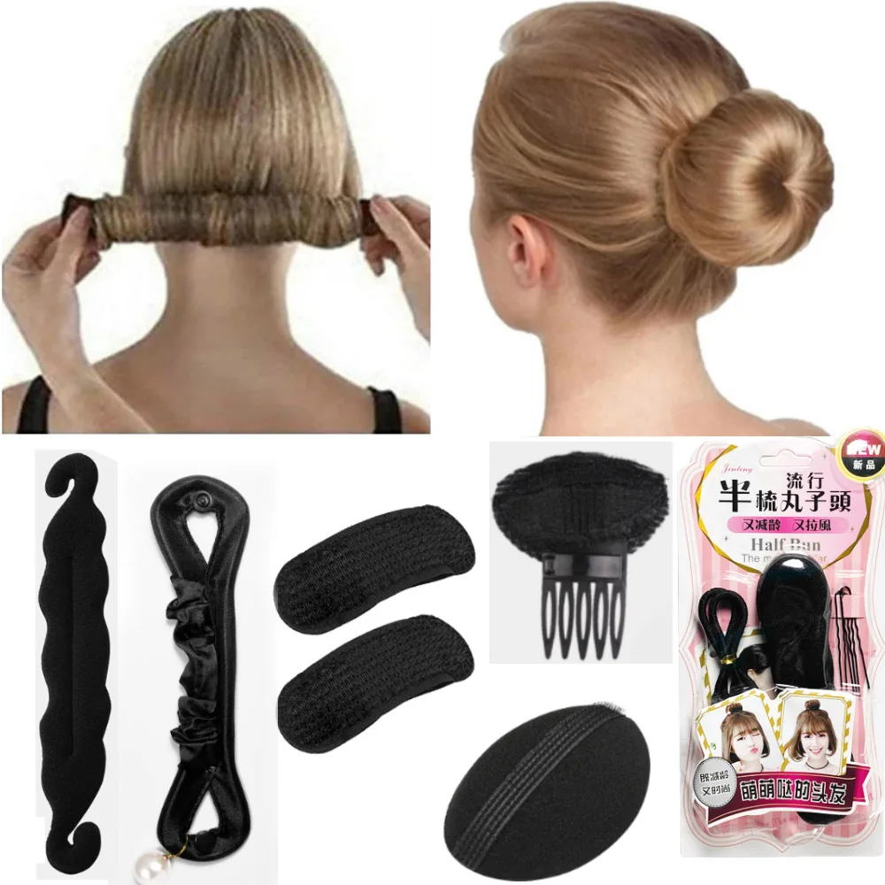 

DIY Tool Hair Accessories Synthetic Wig Donuts Bud Head Band Ball French Twist French Magic Bun Maker Sweet Hair Braider