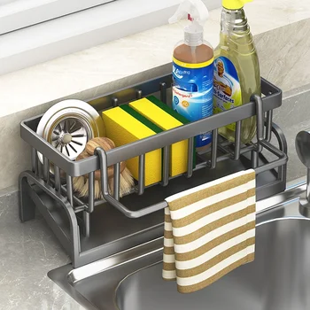 Versatile Kitchen Cleaning Shelf Rack Organizer