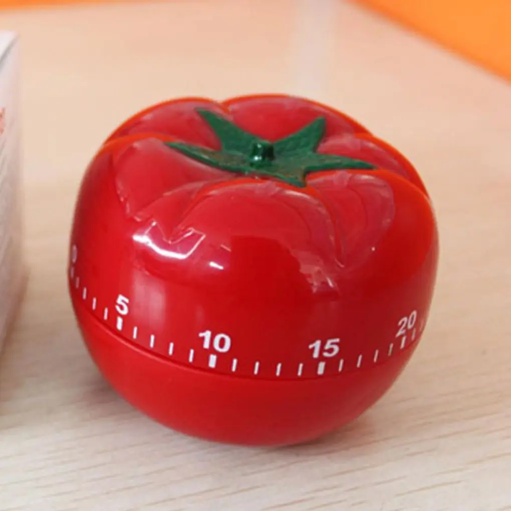 

Kitchen Timer 360 Degree Tomato-shape Countdown Accessory Timepiece Gear