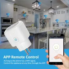  Wifi Smart Socket EU Plug 16A Tuya With  Power Monitoring Timing Function  Alexa Voice Mobile Phone Remote Control 