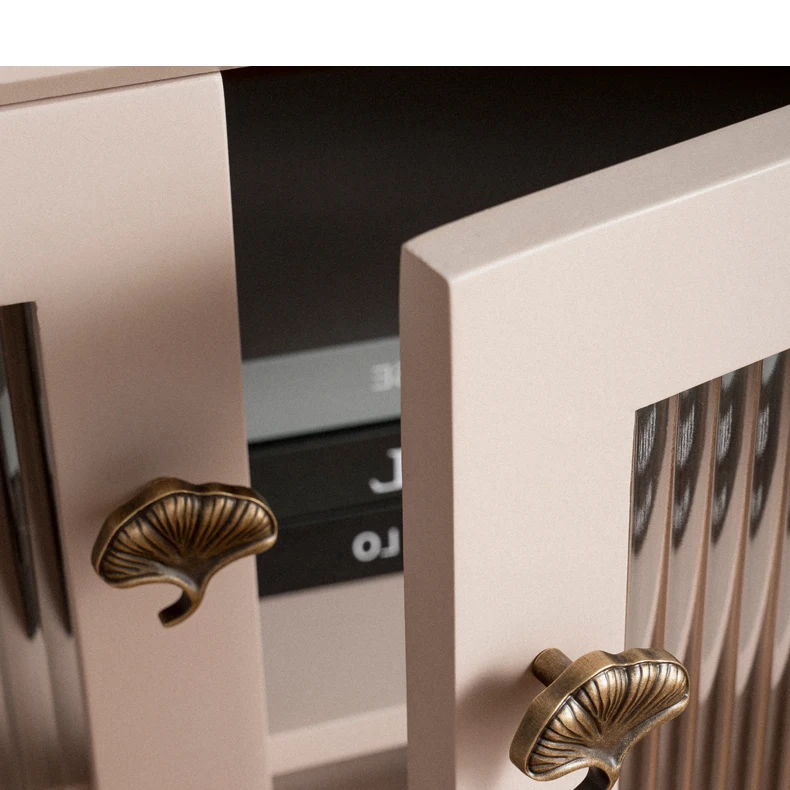 solid round brass knob for wardrobe drawer