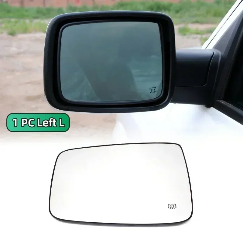 MIRROR Compatible For 2011-2012 Ram 1500 2010 Dodge 2500 Left Driver Heated Power Glass In-housing Signal Light Textured Black - Foto 4