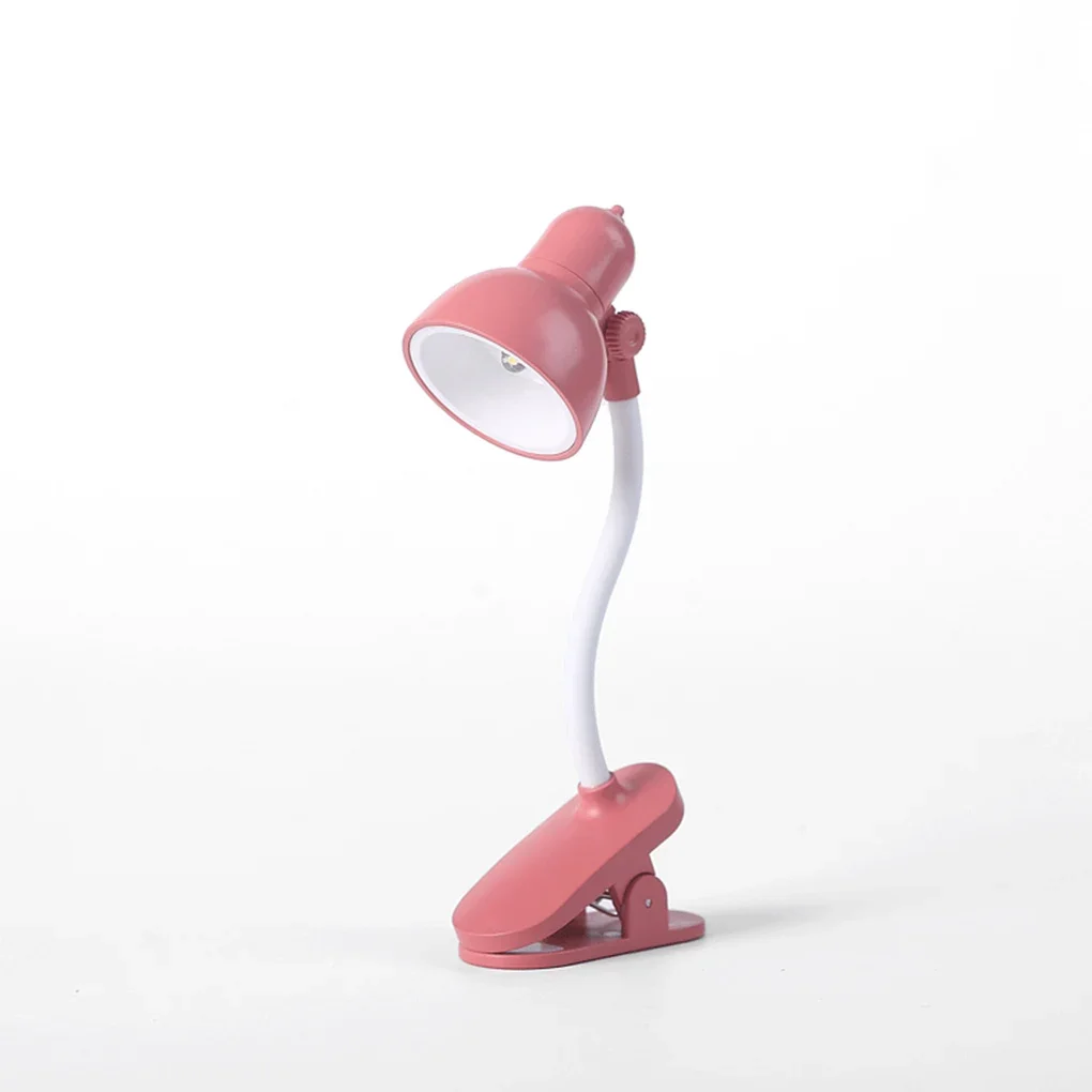 Rotatable Mini Reading Lamp with Clamp - Eye Protection Desk Light for Books